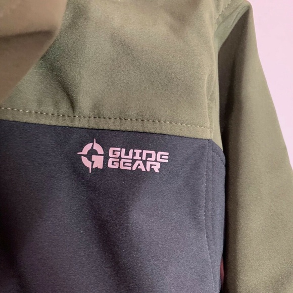 Guide Gear Mens NIB Soft-shell Hooded Jacket in Green/Black Size Large - Picture 8 of 9